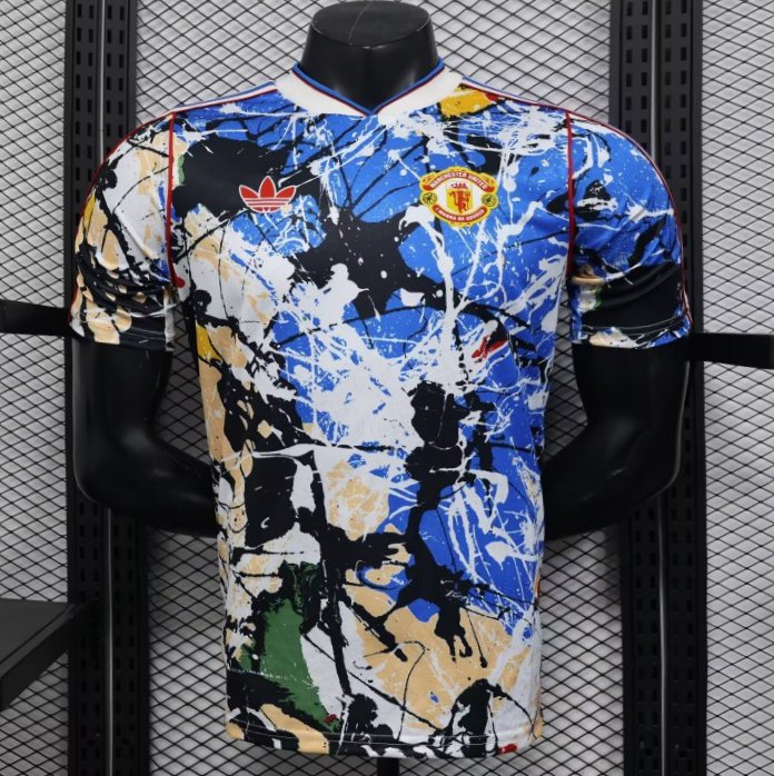 Player Version 26/27 Manchester United Multicolor Paint Splash Art Special Edition Shirt