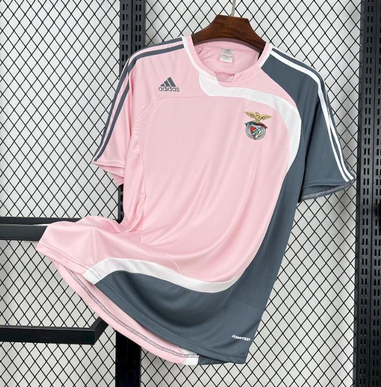 Retro 07/08 Benfica Away Pink Shirt