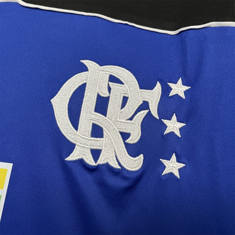 99/00 Retro Flamengo Goalkeeper Blue Shirt