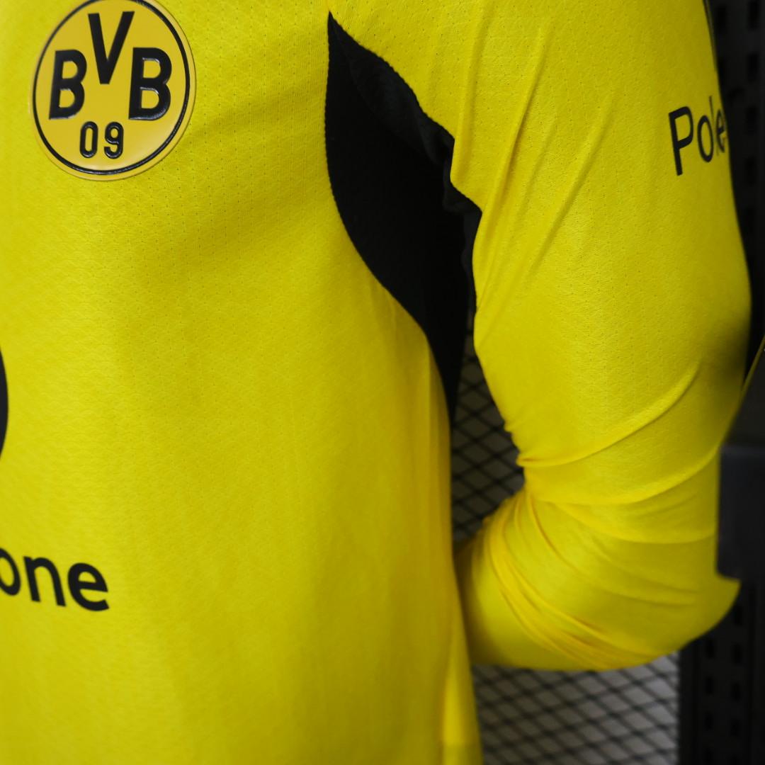 Player Version 26/27  Borussia Dortmund Yellow Home Long Sleeve Shirt