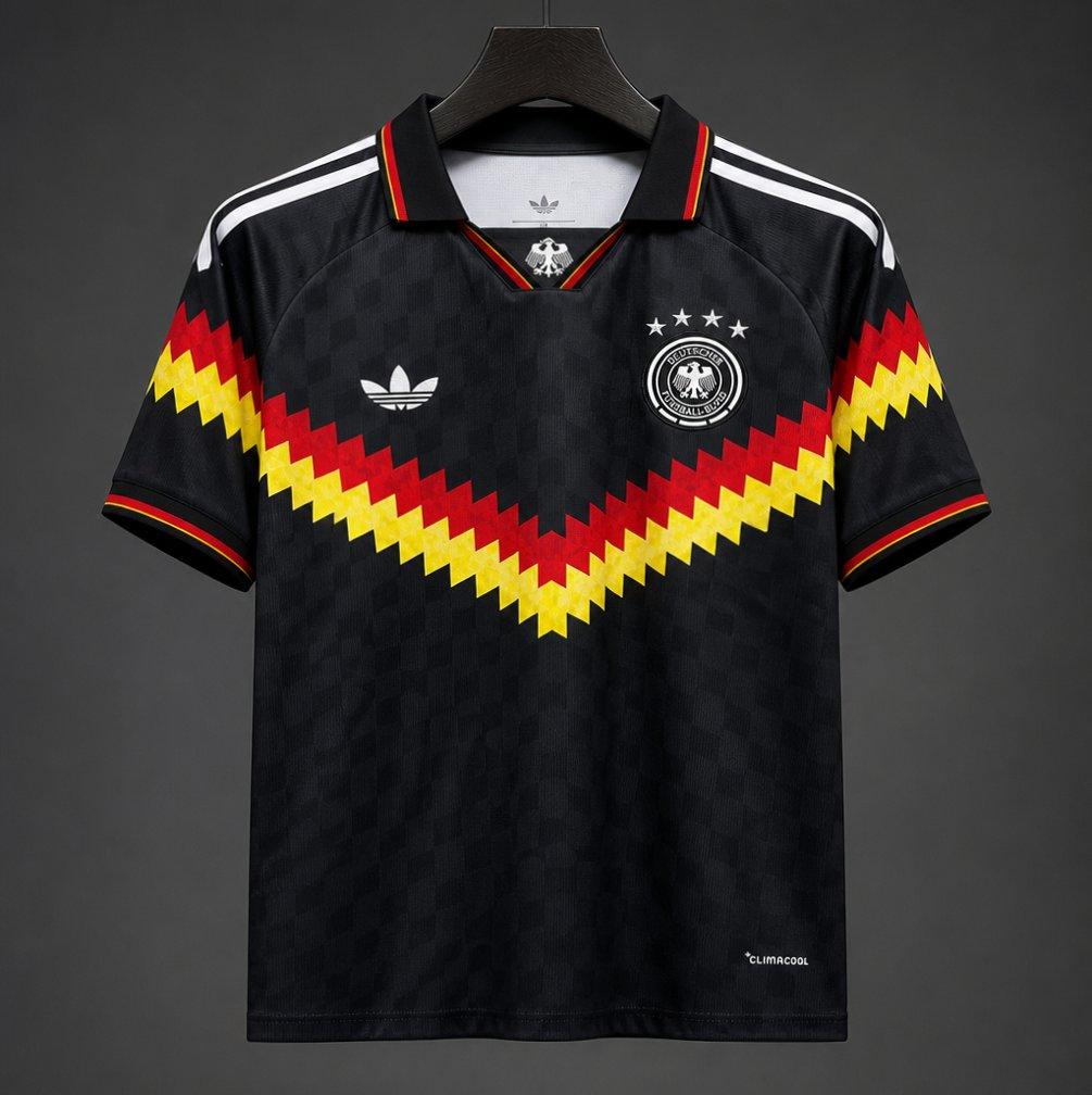 2026  Germany Special Edition Black 1990s Vintage Style Concept Shirt
