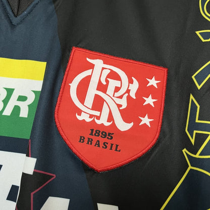 Retro1997/98 Flamengo Black Goalkeeper Long Sleeve Shirt