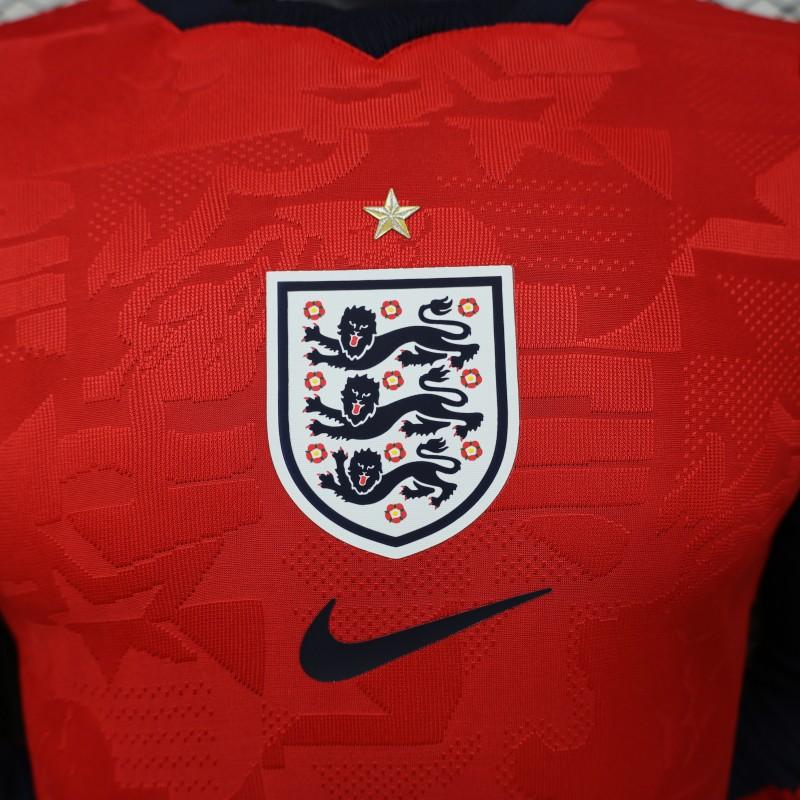 Player Version 26/27 England Away Red Long Sleeve Shirt