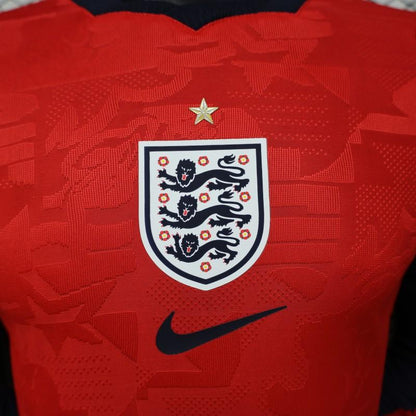 Player Version 26/27 England Away Red Long Sleeve Shirt
