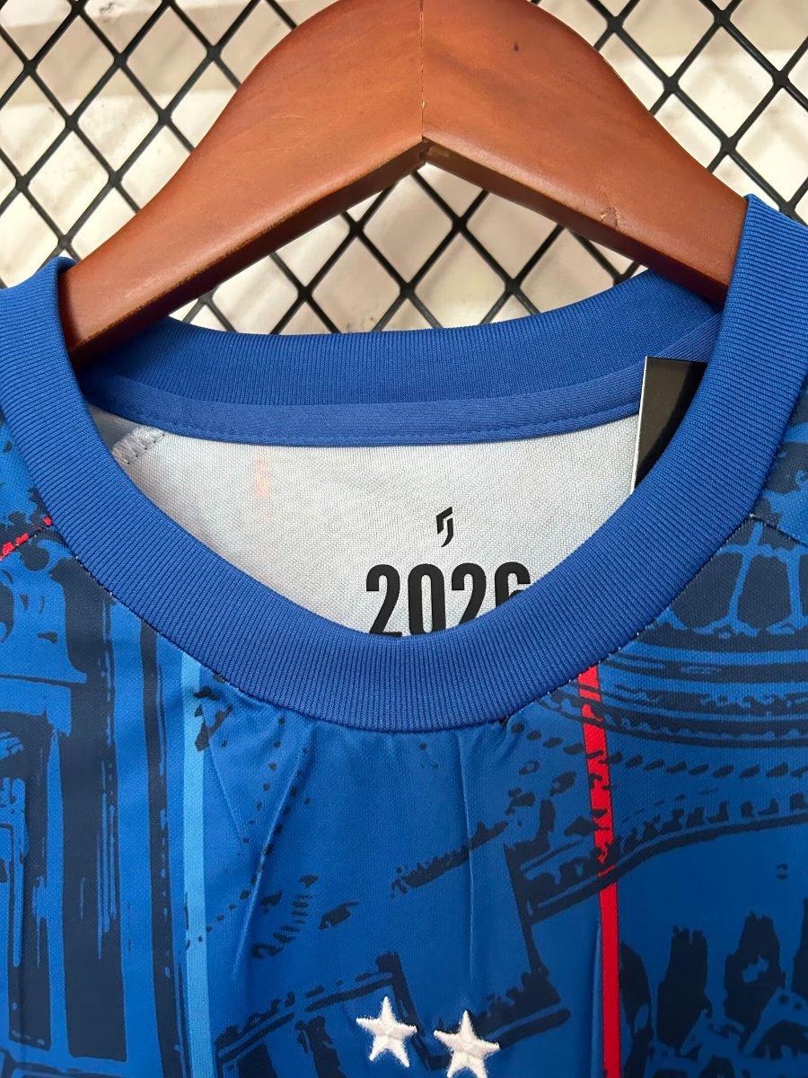 2026 France 'Les Bleus' Heritage Football Blue Shirt