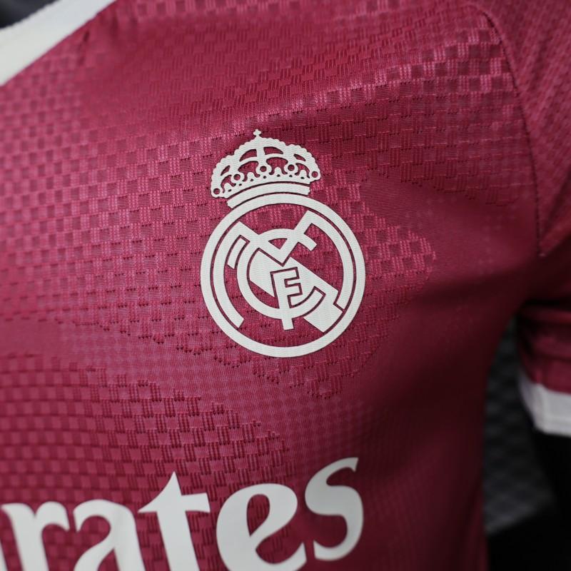 Player Version 26/27 Real Madrid Third Burgundy Red Shirt