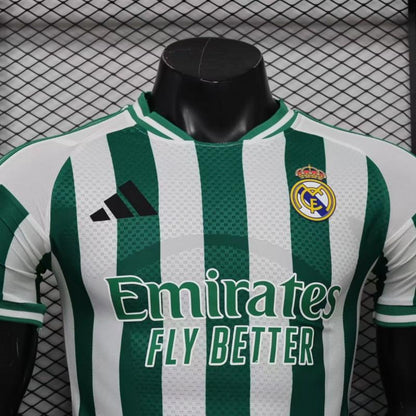 Player Version 26/27 Real Madrid Green & White Stripes Special Edition Shirt
