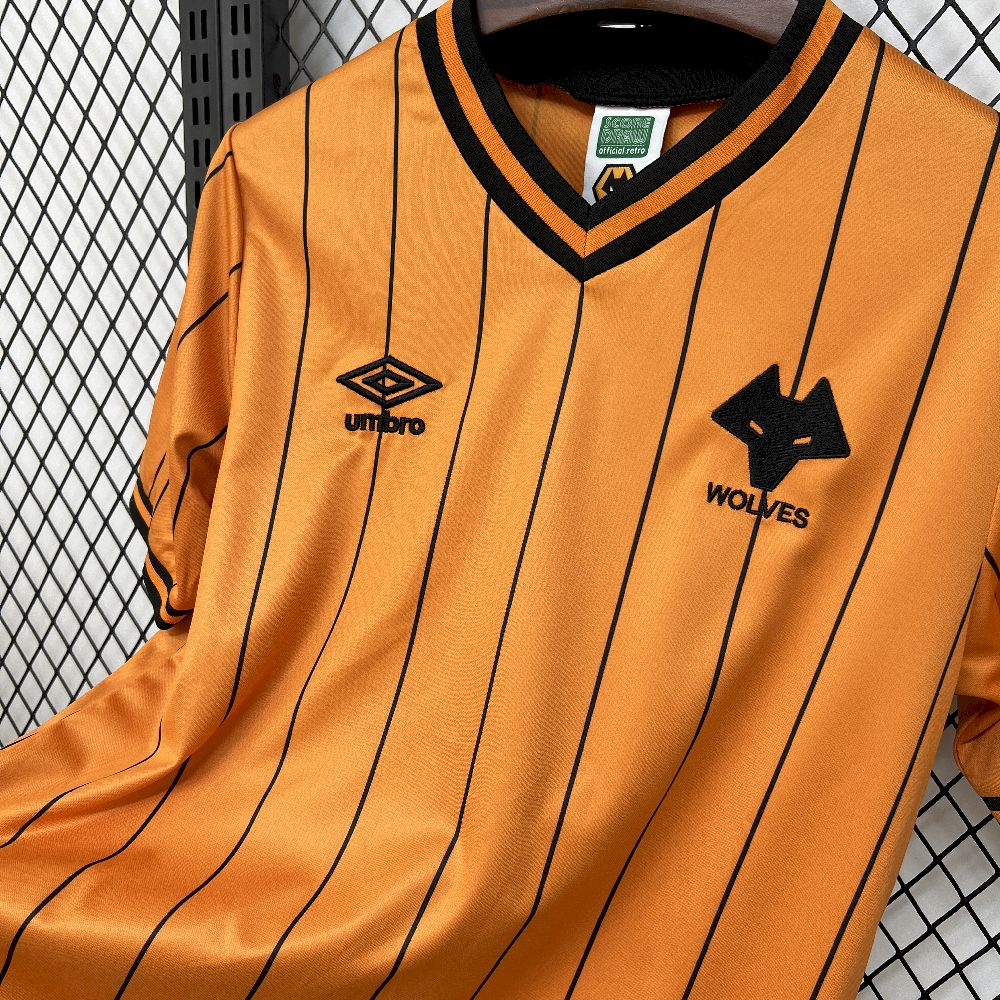 1985/86 Retro Wolverhampton Wanderers Home  Shirt