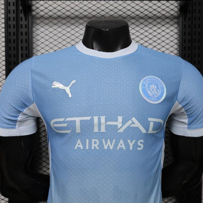Player Version 26/27 Manchester City Sky Blue with White Side Panel Home Shirt