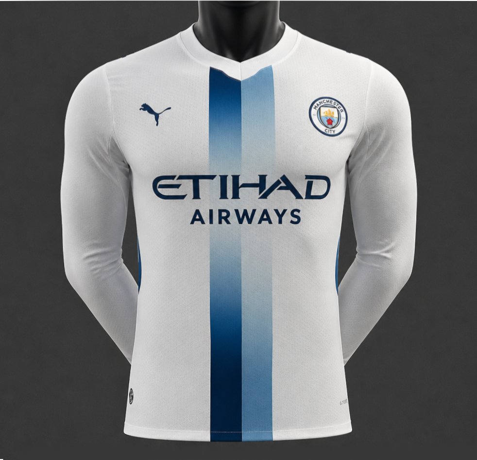 Player Version 26/27 Manchester City Third White Long Sleeve Shirt