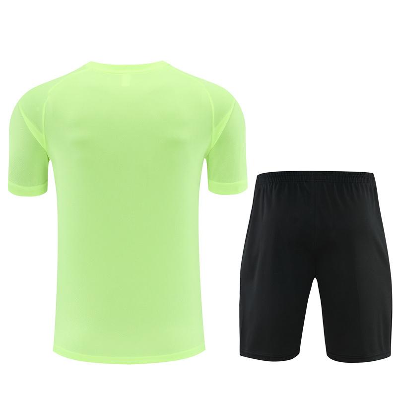 2026 Atletico Madrid Fluorescent Green Short Sleeve+Soccer Shorts