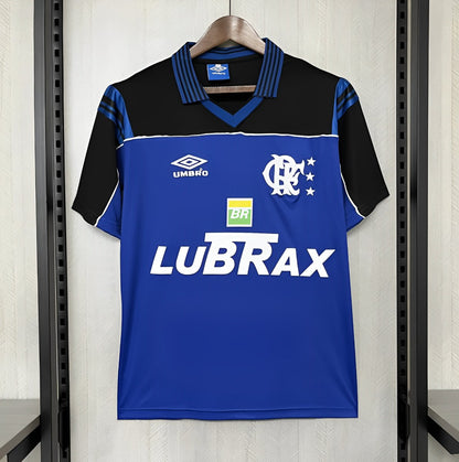 99/00 Retro Flamengo Goalkeeper Blue Shirt