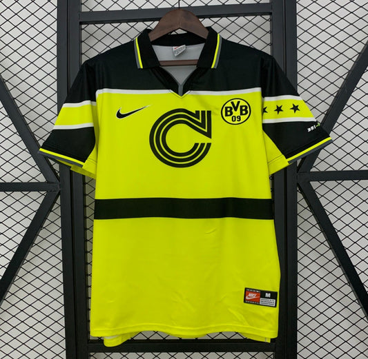 Retro 96/97 Borussia Dortmund Home Shirt