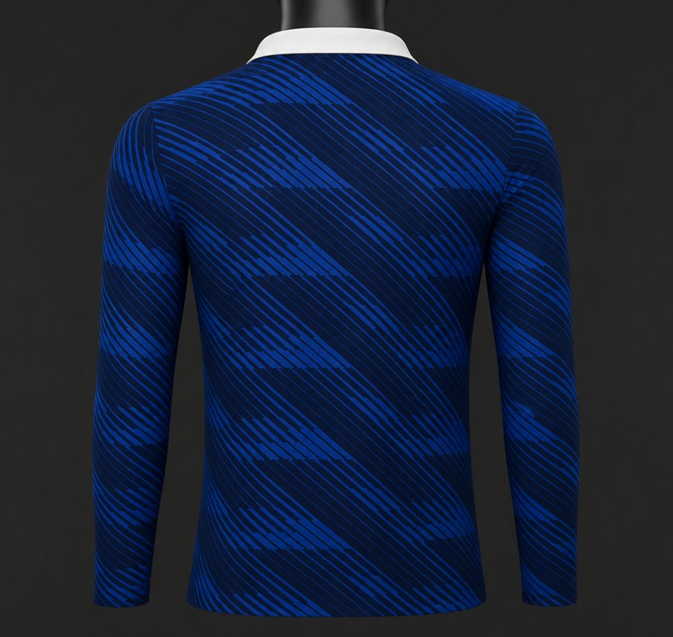 Player Version 2026 France Home Long Sleeve Shirt