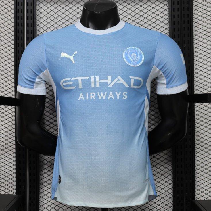 Player Version 26/27 Manchester City Sky Blue with White Side Panel Home Shirt