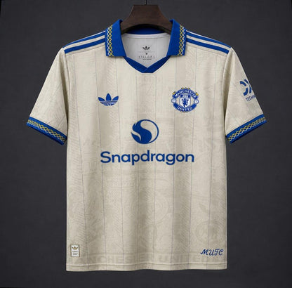 26/27 Manchester United Third Concept Cream Blue Shirt