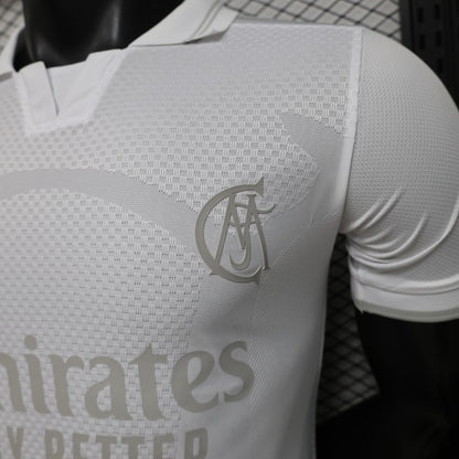 Player Version 26/27 Real Madrid All-White Tonal 125th Anniversary Shirt