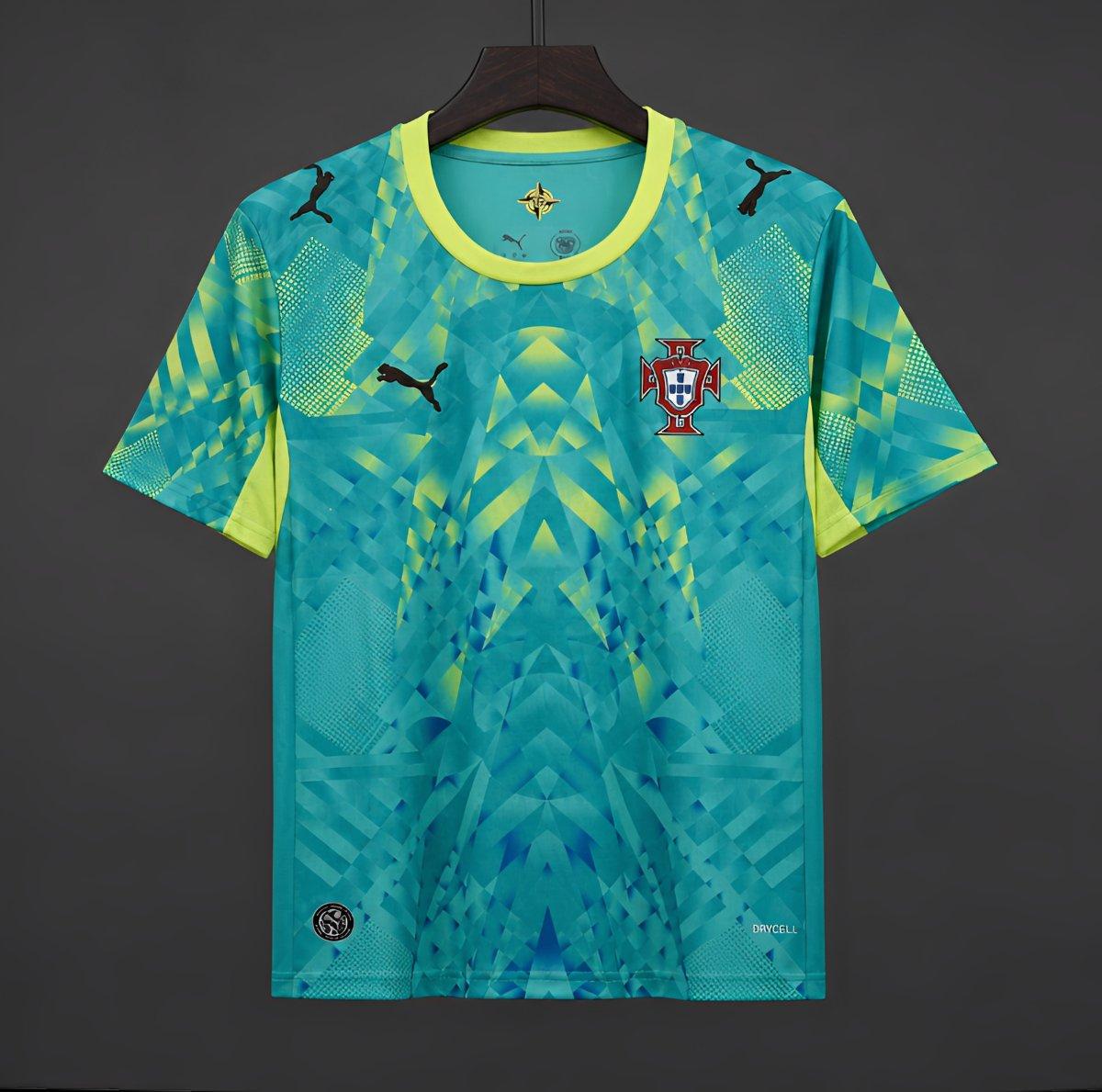 2026 Portugal Green Goalkeeper Shirt