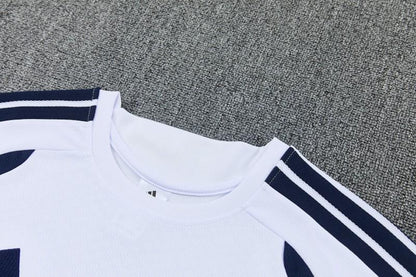 26/27 Real Madrid  White Short Sleeve+Soccer Shorts