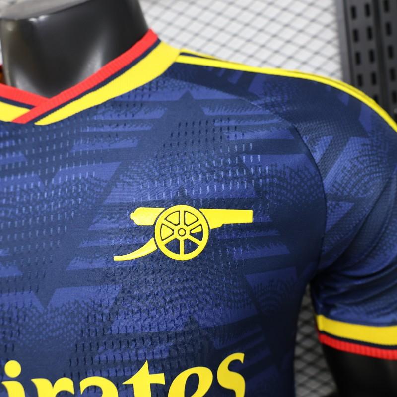 layer Version 26/27 Arsenal Navy Blue with Geometric Pattern Third Shirt