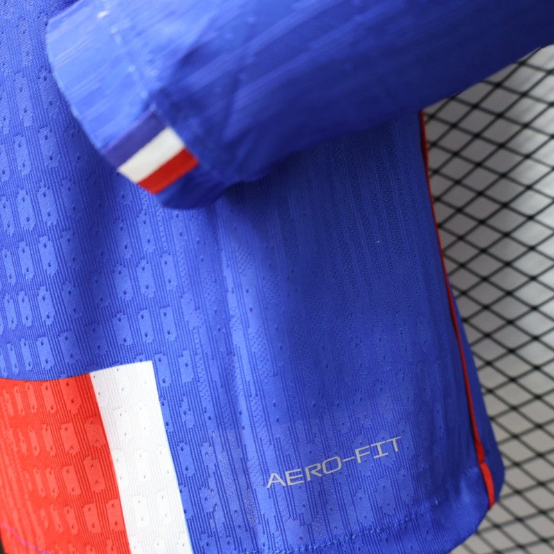Player Version 26/27 PSG Blue & Red Stripe Long Sleeve Home Shirt