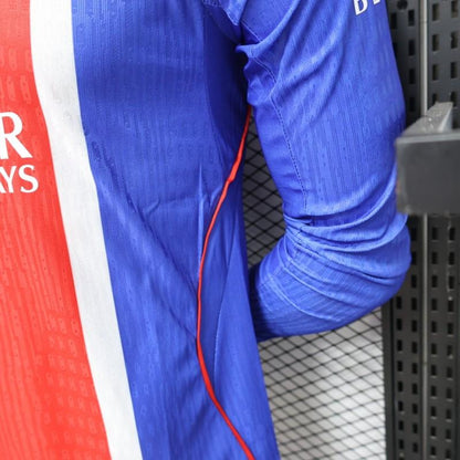 Player Version 26/27 PSG Blue & Red Stripe Long Sleeve Home Shirt