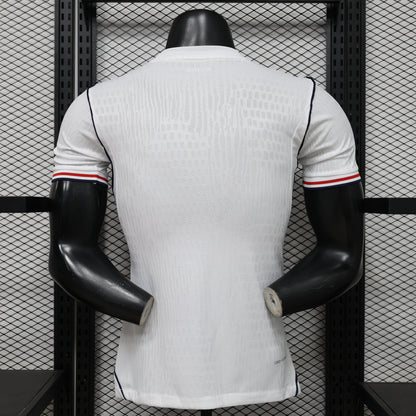 Player Version 26/27 Paris Saint-Germain Away  White & Navy/Red Stripe Special Edition Shirt