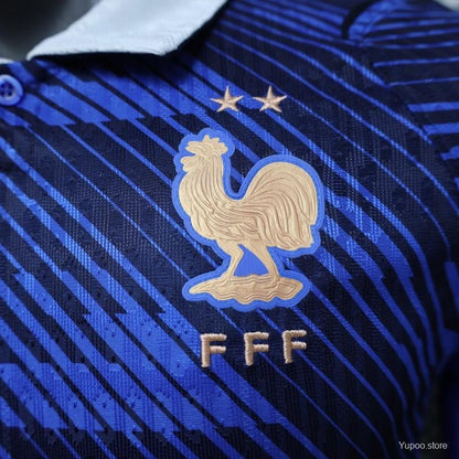 Player Version 2026 France Home Long Sleeve Shirt