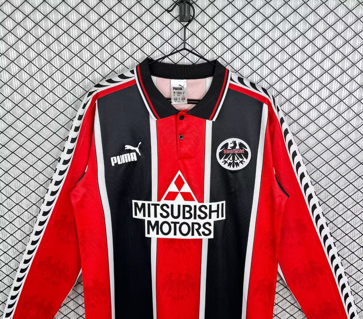 Retro 95/96 Eintracht Frankfurt Home Long Sleeve Shirt