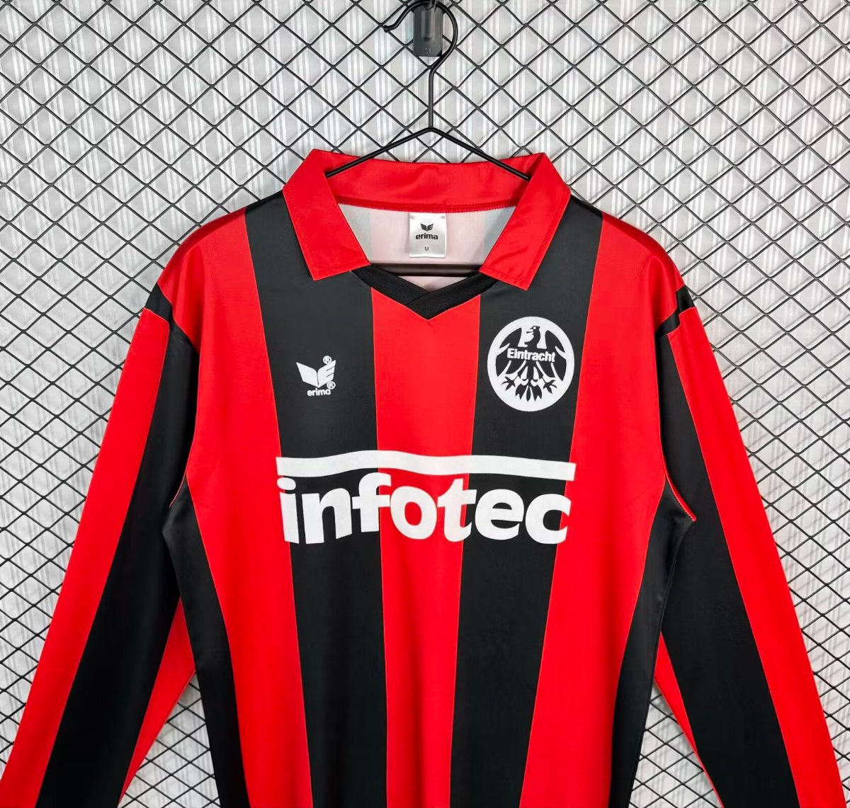 Retro 88/89 Eintracht Frankfurt Home Long Sleeve Shirt