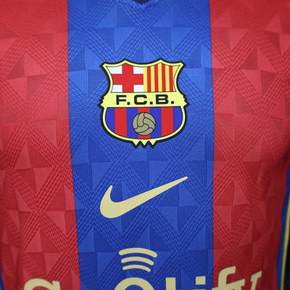 Player Version 26/27 FC Barcelona Home Red Blue  Stripe Shirt