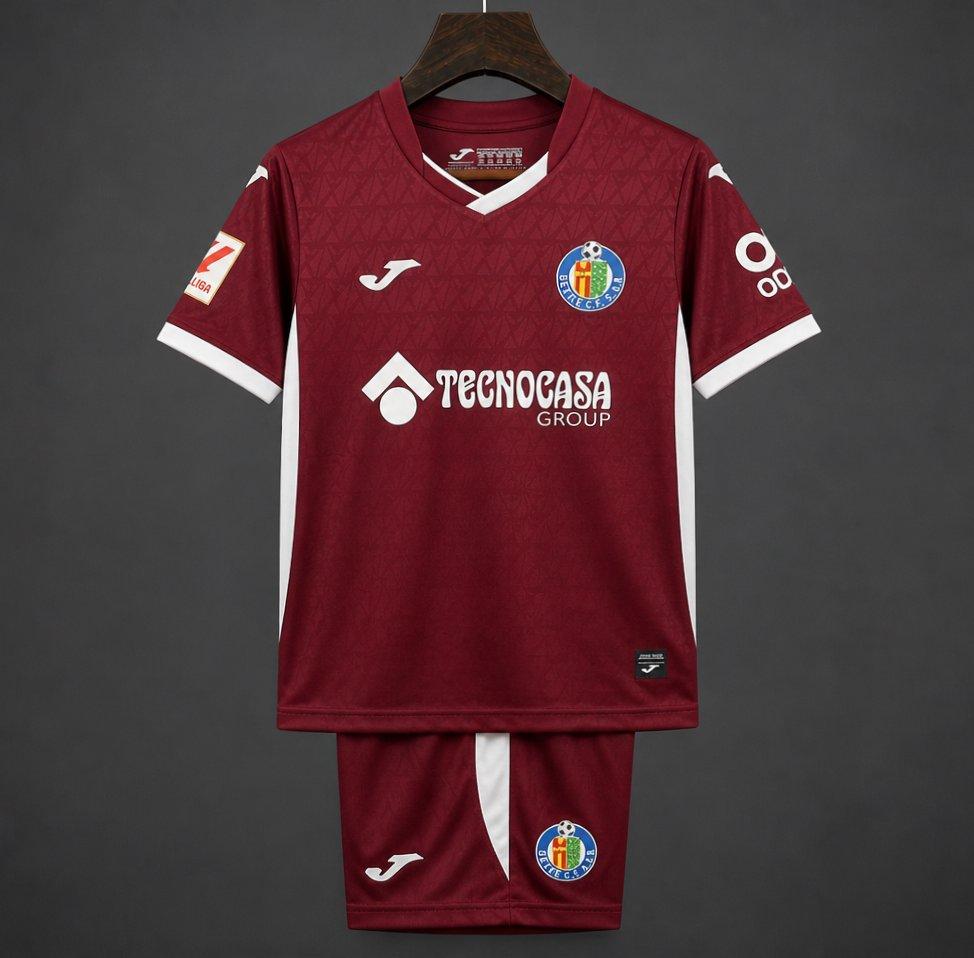 2026 Kids Getafe CF Away Wine Shirt