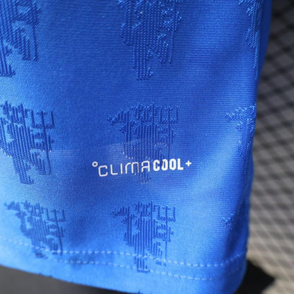 Player Version 26/27 Manchester United Blue with All-Over Devil Jacquard Pattern Shirt