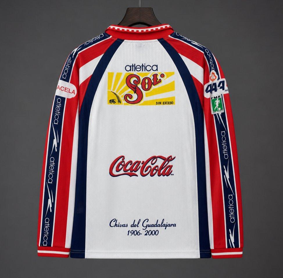 Retro 99/00 Chivas Guadalajara  Away Long Sleeve Shirt