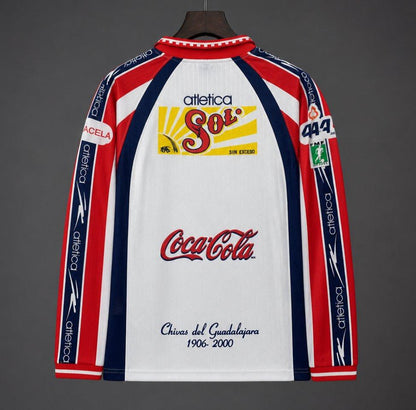 Retro 99/00 Chivas Guadalajara  Away Long Sleeve Shirt