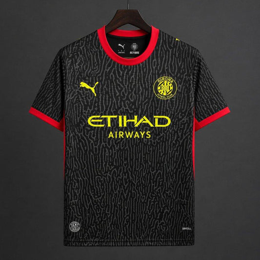26/27 Girona Away Black Shirt