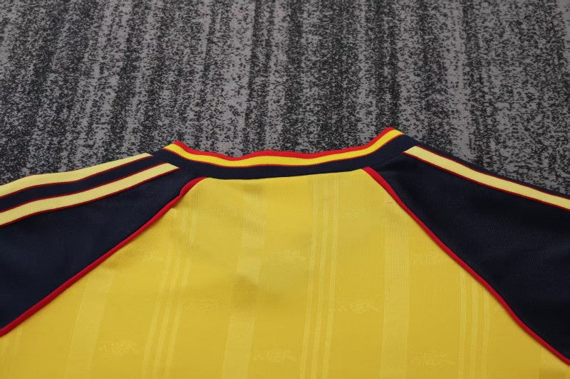 Retro Kids 88/90 Arsenal Yellow Away Shirt