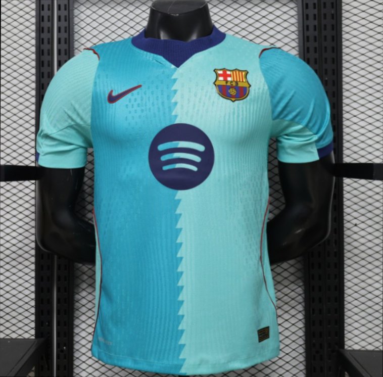 Player Version 26/27 FC Barcelona Teal & Aqua BlueThird Shirt