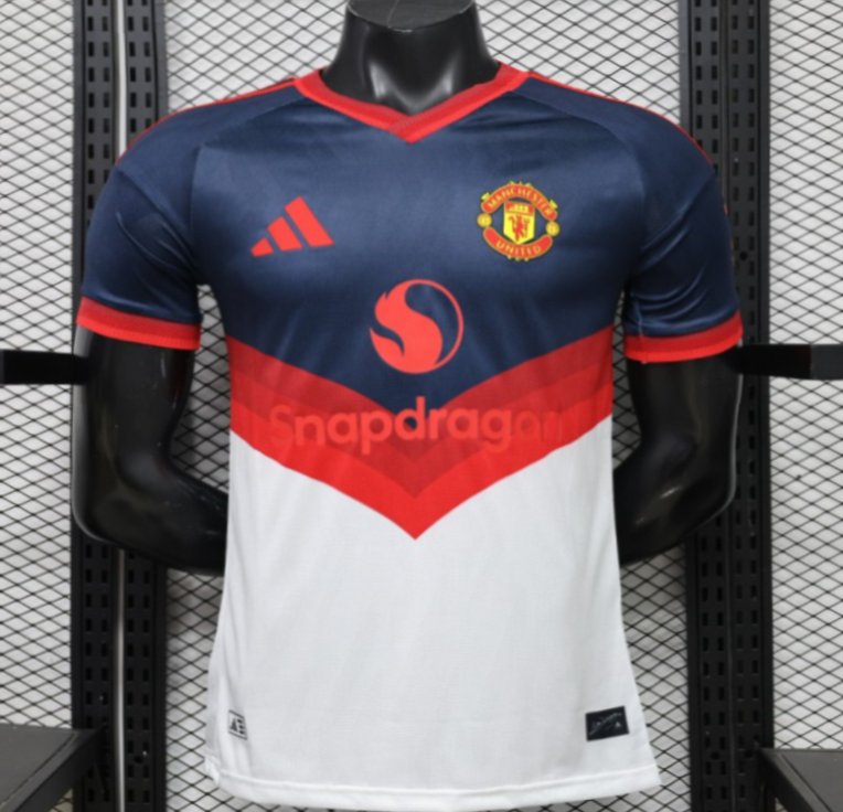 Player Version 26/27 Manchester United Navy & White V-Panel Away Shirt