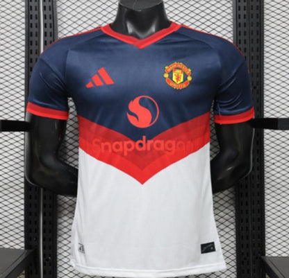 Player Version 26/27 Manchester United Navy & White V-Panel Away Shirt