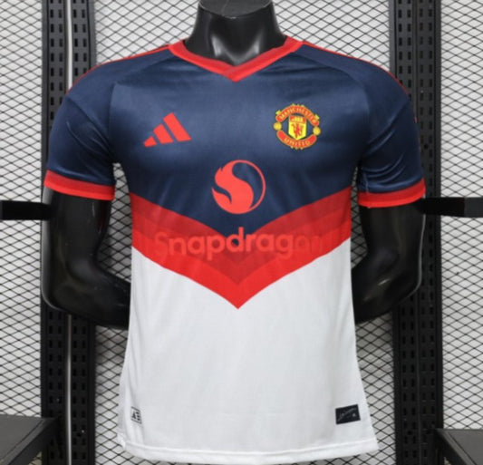 Player Version 26/27 Manchester United Navy & White V-Panel Away Shirt