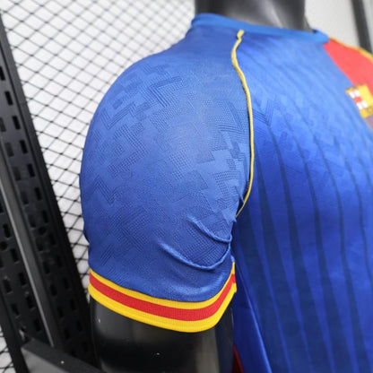 Player Version 26/27 FC Barcelona Royal Blue & Garnet Red Vertical Stripes  Special Edition Shirt