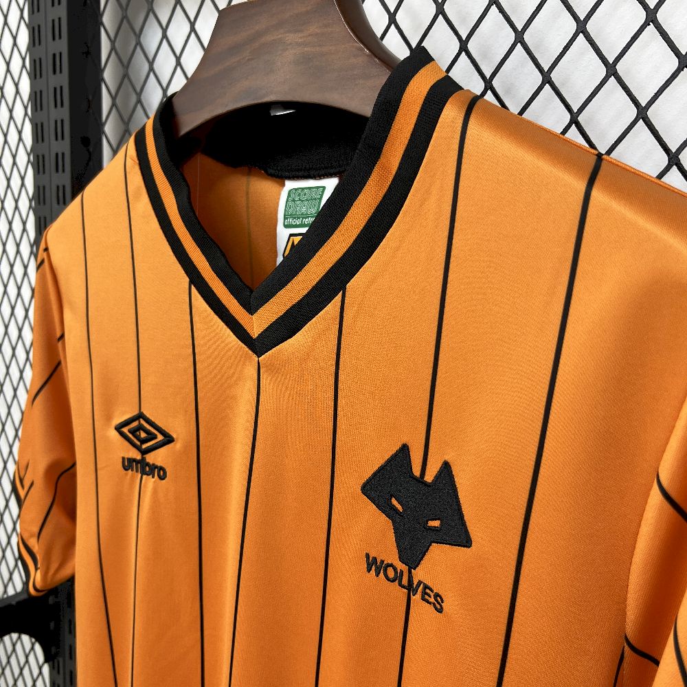 1985/86 Retro Wolverhampton Wanderers Home  Shirt