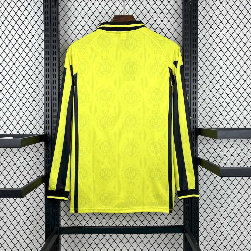 1996/97 Retro Borussia Dortmund Home Long Sleeves Shirt