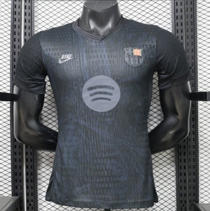 Player Version 26/27 FC Barcelona All-Black with Spotify Sponsor Special Edition Shirt