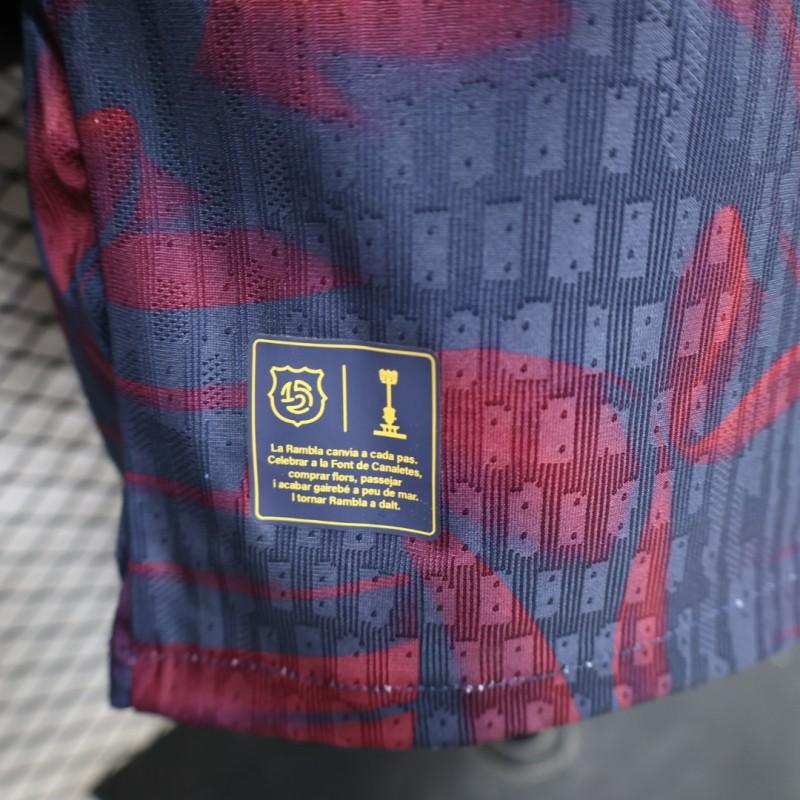 Player Version 26/27 FC Barcelona Navy Blue & Red  Special Edition Shirt
