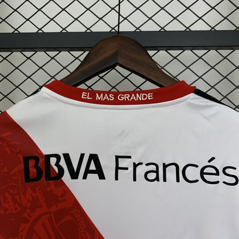 13/14 Retro Long Sleeve River Plate Home Shirt