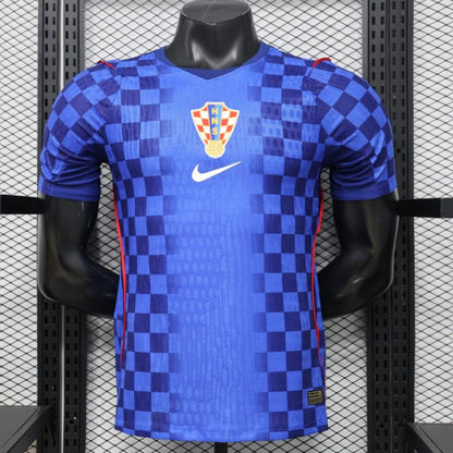 Player Version 2026 Croatia Away Blue  Shirt