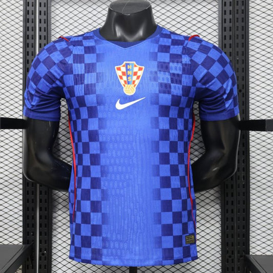 Player Version 2026 Croatia Away Blue  Shirt