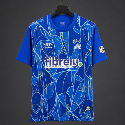 26/27 Sheffield Wednesday Blue with Abstract Pattern Home Shirt